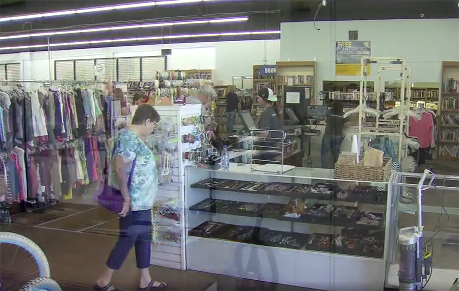 thrift store theft - local records office